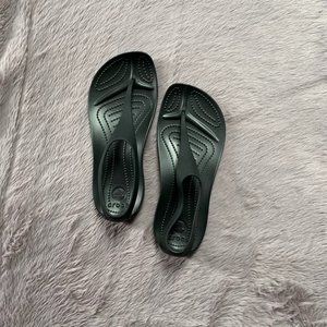 Crocs Womens sexi flip flops Black size 5w